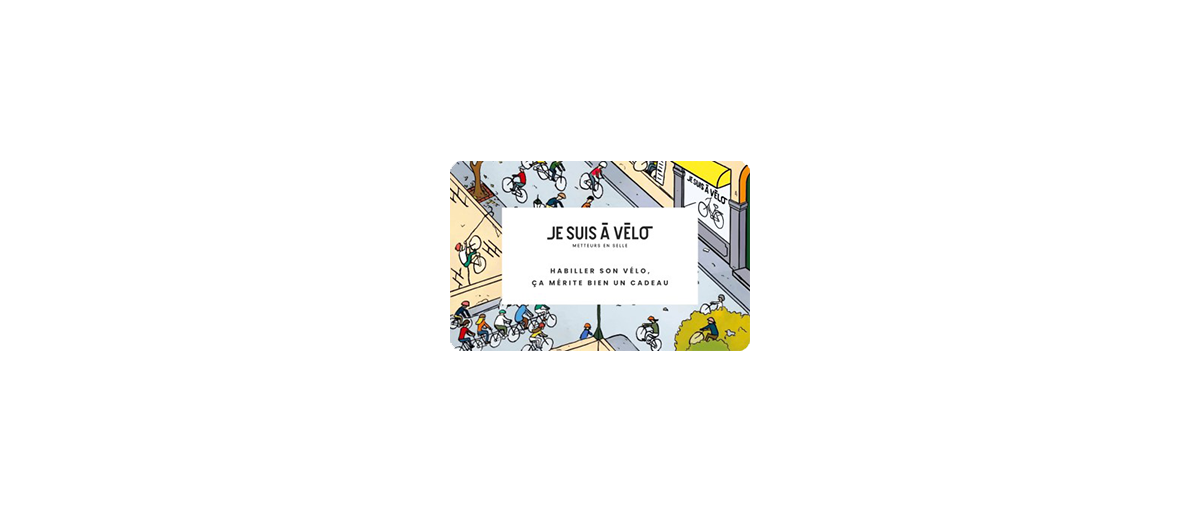 Je suis à vélo (e-carte)