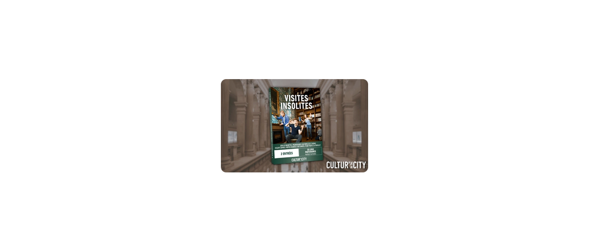 E-coffret cadeau - Cultur'In The City - Visites Insolites